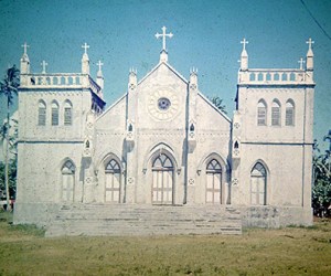 The church in the village of Leone.